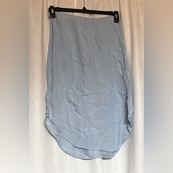 Maven West Dresses & Skirts - Maven West Maya Blue scoop hem skirt NWT